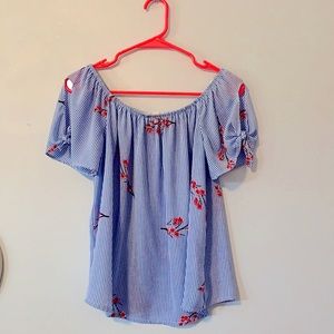 Women’s off-the-shoulder blouse